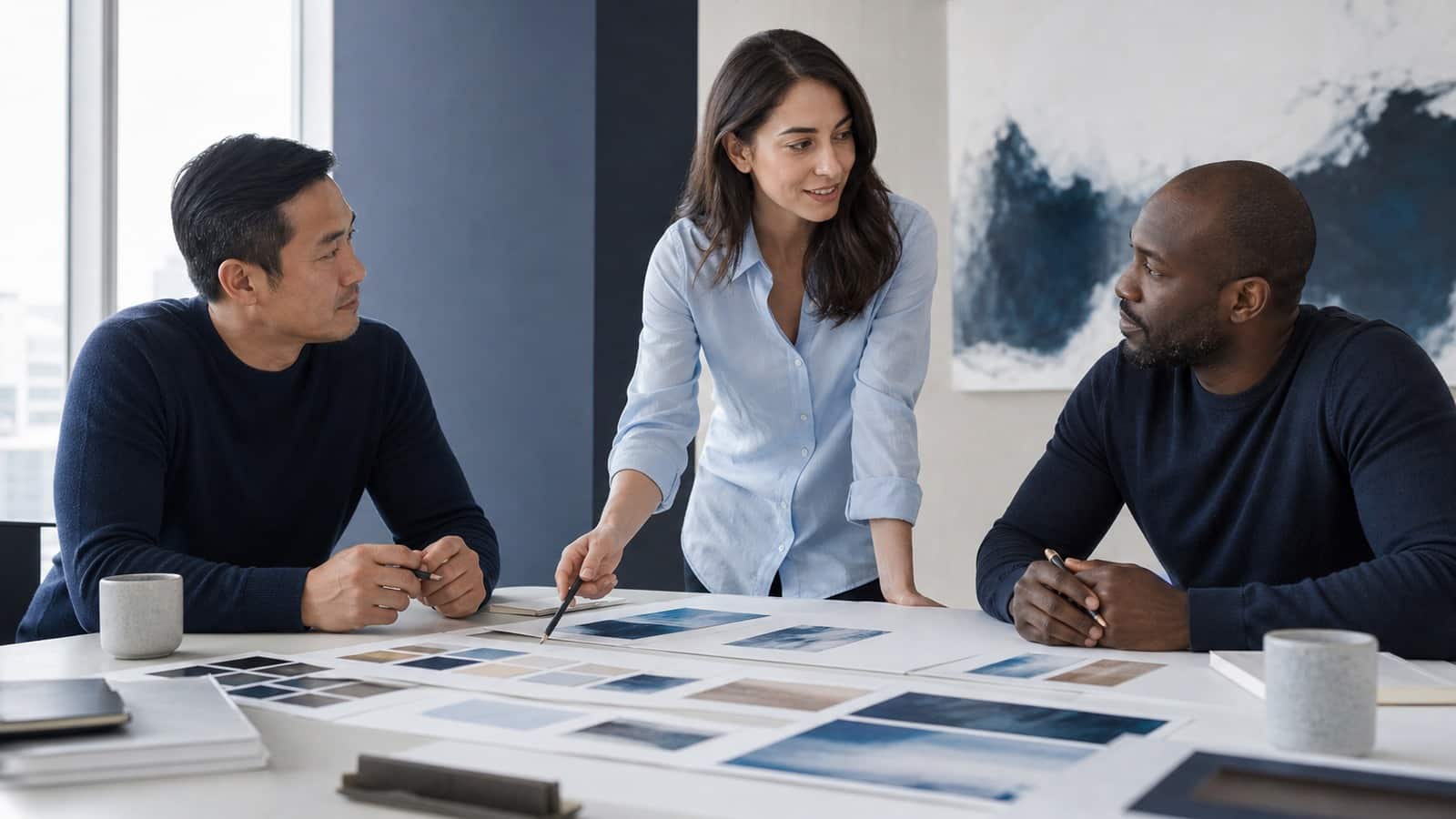 Transcreation vs translation campaign planning with diverse global marketing professionals