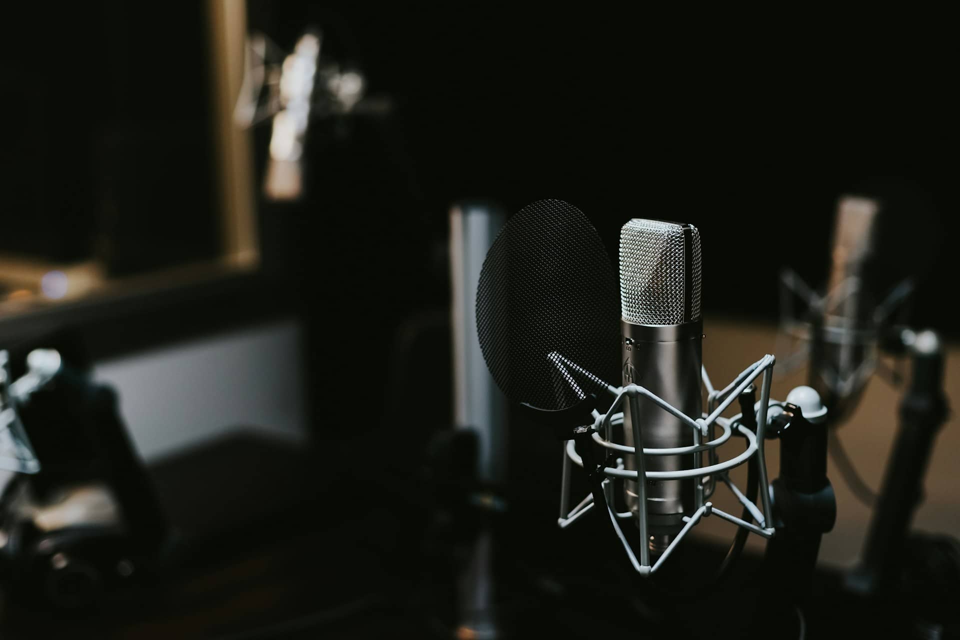 Professional audio equipment used for transcription work