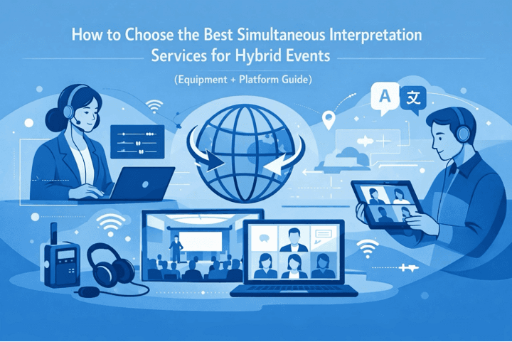 How to Choose the Best Simultaneous Interpretation Services for Hybrid Events (Equipment + Platform Guide)