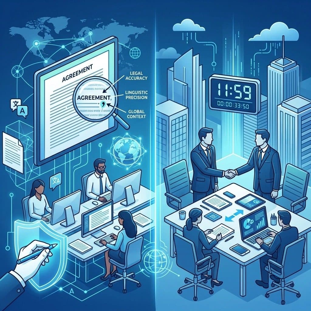The Hidden Hand: A look at the professional translation services working behind the scenes of a high-pressure corporate merger where every comma counts.
