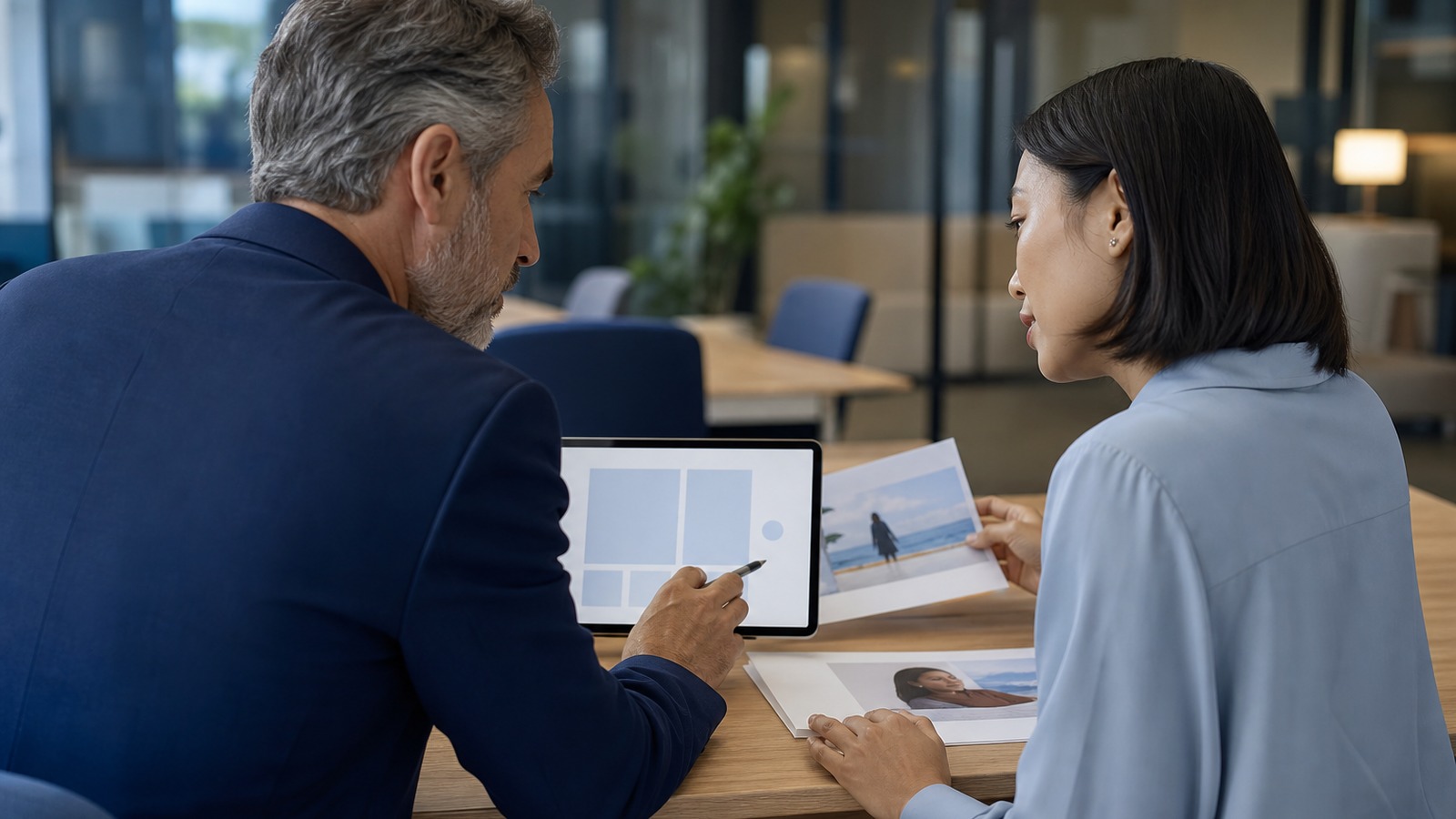 Senior linguist and in-market reviewer checking transcreated campaign content