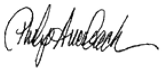 Philip Auerbach signature